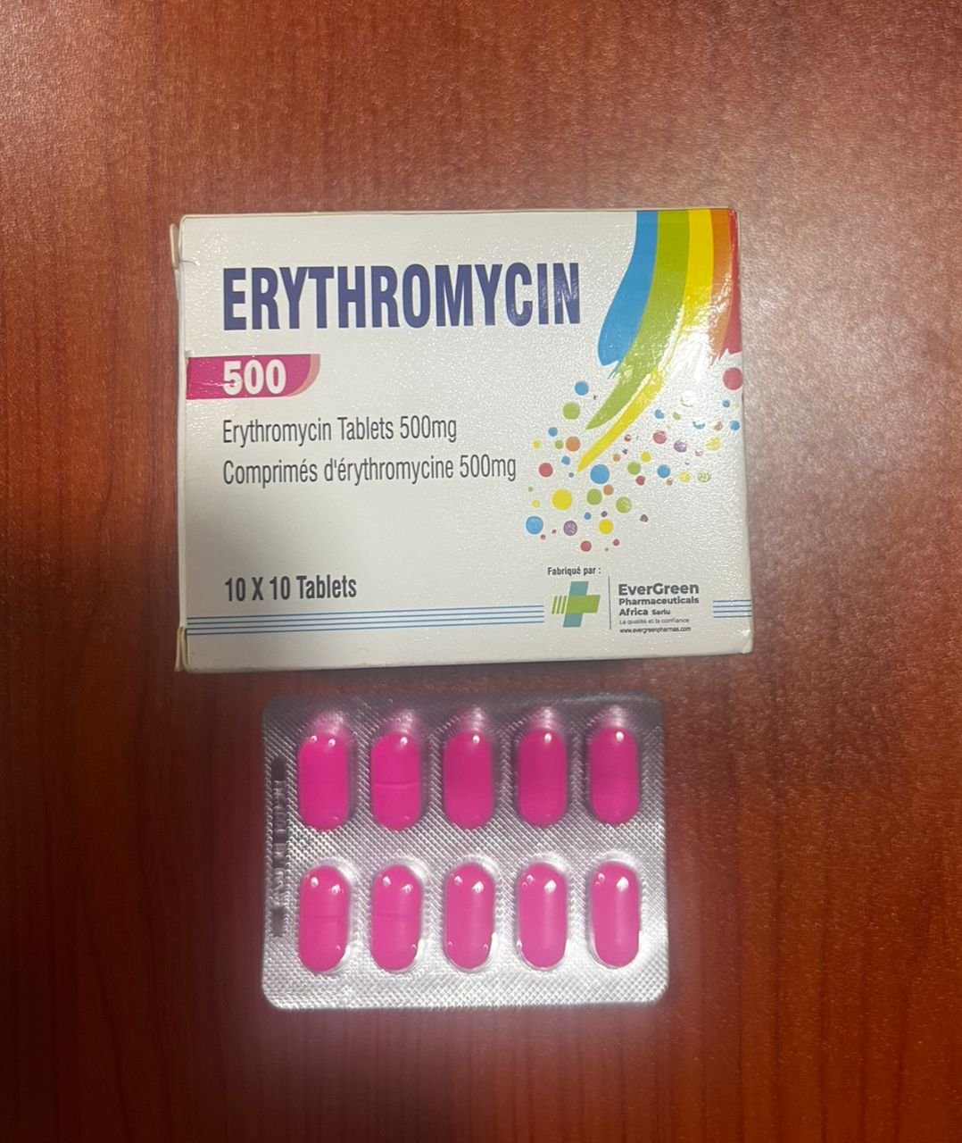 ERYTHROMYCIN 500 — Antibiothérapie